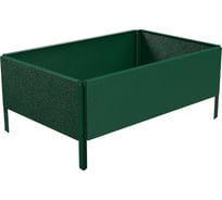 Готовая оцинкованная грядка на дачу Delta-Park GY 0.45x0.7 м, зелёная 30019GY_4570Gr