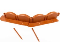 Декоративный бордюр МастерСад Волна 3.2 м БОВОТ