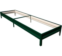 Оцинкованная грядка ГеоПластБорд 1x3 м, высота 20 см, зелёная 5951320Gr