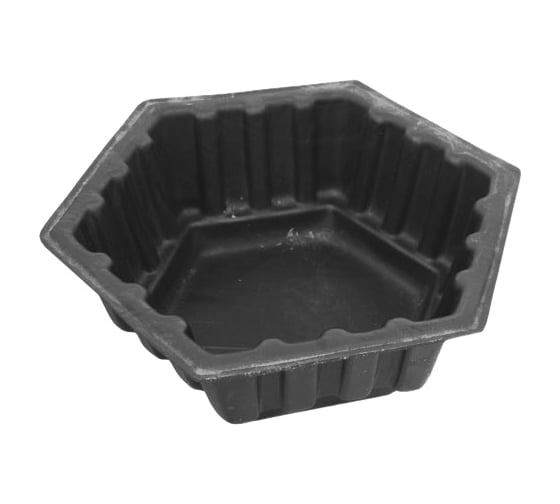Декоративная клумба GLQ 98x98x39 см Клумба ШЕСТИГРАННИК