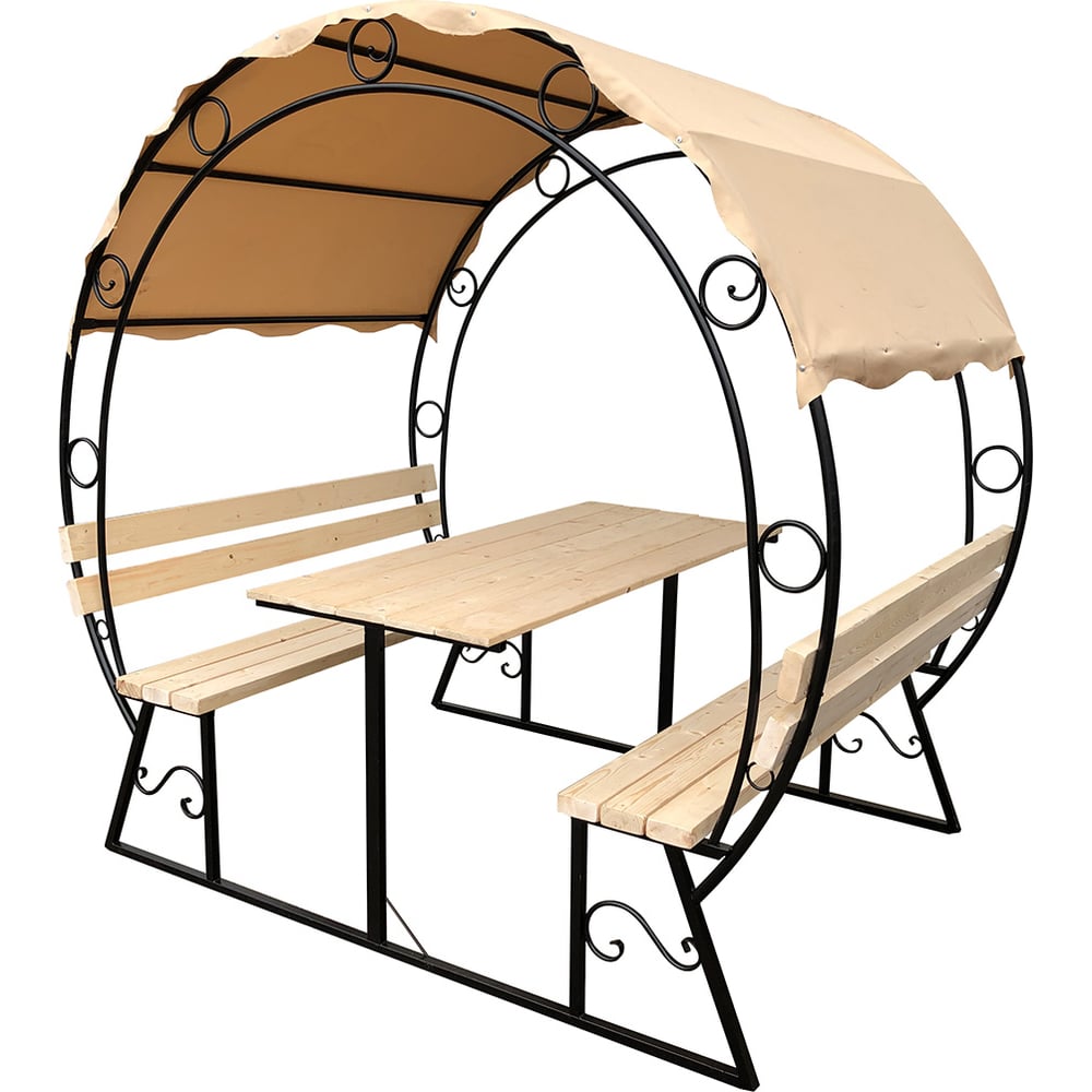 Каркас беседки Garden story Подкова без СПК, доски+крепеж MG479 ...