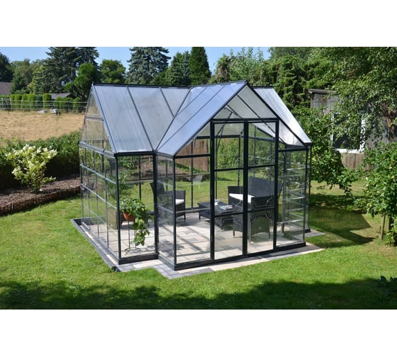 Теплица с прозрачным остеклением Palram VICTORY ORANGERY GARDEN CHALET 702422