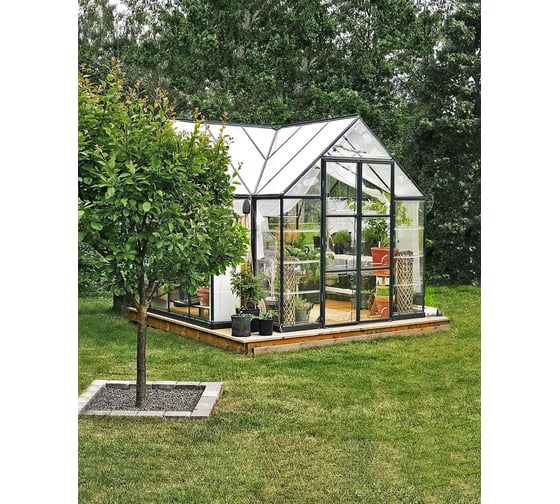 Теплица с прозрачным остеклением Palram VICTORY ORANGERY GARDEN CHALET 702422