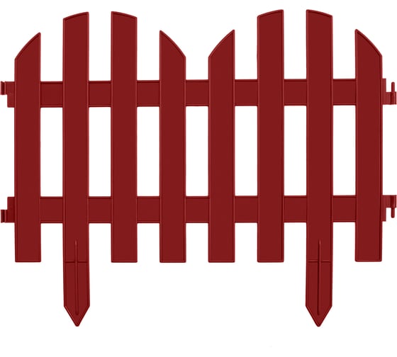 Терракотовый декоративный забор 28x300 см Ренессанс PALISAD 65025