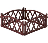 Садовое ограждение МАСТЕРСАД Арка коричневое АРК-корич