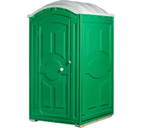 Туалетная кабина ЦентрПласт Стандарт зеленый/белый бак КА-00000221