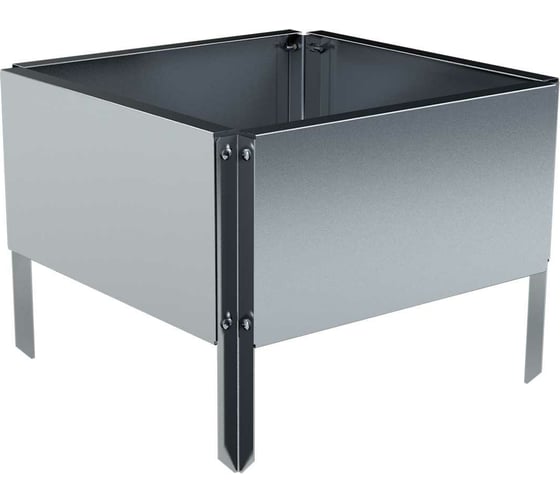 Готовая оцинкованная грядка Delta-Park GX 0.32x0.32 м, серебристая 30020GX_3232Zn