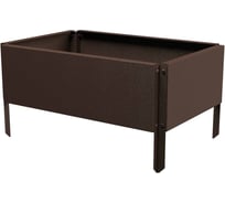 Готовая оцинкованная грядка Delta-Park GX 0.32x0.45 м, коричневая 30020GX_3245Br