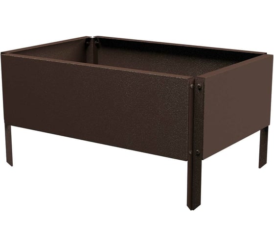 Готовая оцинкованная грядка Delta-Park GX 0.32x0.45 м, коричневая 30020GX_3245Br