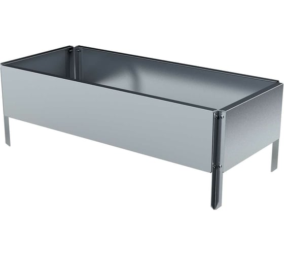 Готовая оцинкованная грядка Delta-Park GX 0.32x0.7 м, зеленая 30020GX_3270Gr