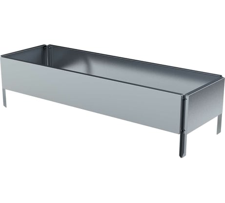 Готовая оцинкованная грядка Delta-Park GX 0.32x0.95 м, серебристая 30020GX_3295Zn