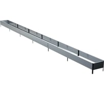 Готовая оцинкованная грядка Delta-Park GX 0.32x5.7 м, серебристая 30020GX_32560Zn