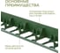 Садовый пластиковый бордюр ГеоПластБорд высота 58 мм, 8 метров + 32 колышка, 24 см. зелёный GPB58.08.32.Gr 7