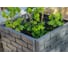 Универсальный садовый конструктор GARDENPLAST 180х20 см, графит 00104 9
