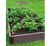 Ограждение для грядки из ДПК Eno 0.6x2 м, высота 20 см 4657783910437