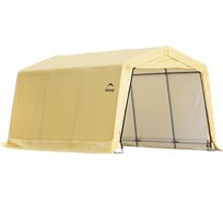 Гараж-в-Коробке 3x4,6x2,4м ShelterLogic скатная крыша, песочный тент 62681
