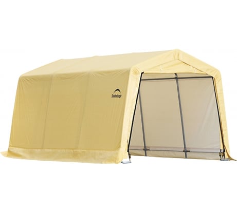 Гараж-в-Коробке 3x4,6x2,4м ShelterLogic  скатная крыша, песочный тент 62681