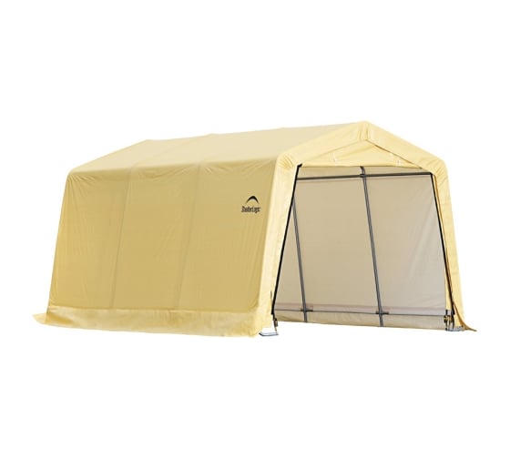 Гараж-в-Коробке 3x4,6x2,4м ShelterLogic  скатная крыша, песочный тент 62681