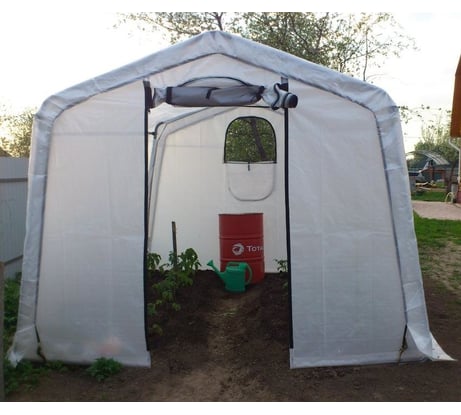 Теплица в коробке 3x6.1x2.4м ShelterLogic 70658, светорассеивающий тент