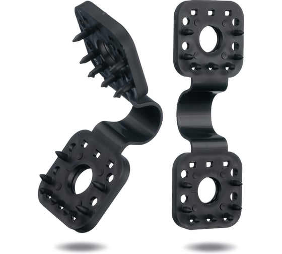 Клипсы для сетки затеняющей и фасадной ГеоПластБорд комплект 40 штук цвет черный 375KS40