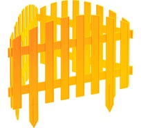 Декоративный забор PALISAD Ампир 28x300 см, желтый 65010