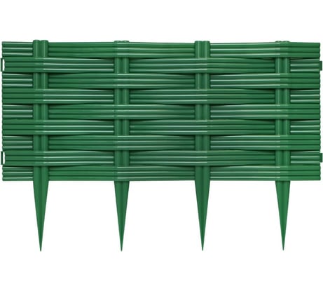 Садовое ограждение Протэкт Ива высота 25 см, хаки СОИ-25/14 Х