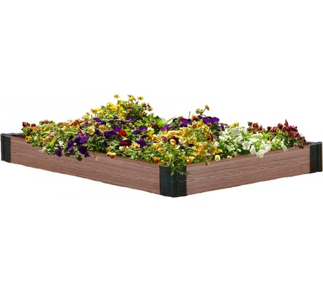 Ограждение для грядки из ДПК 0.8х1.2м, комплект Garden Dreams 4620769391926