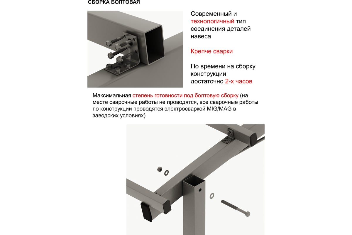 Навес ООО Технограни 3x4м, для дома, сада, дачи, качелей, барбекю, для  самосборки F111/2S/L/7024 - выгодная цена, отзывы, характеристики, фото -  купить в Москве и РФ