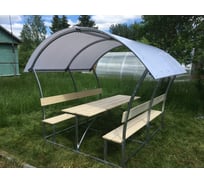 Беседка ТЕПЛИЧНЫЙ ВЫБОР Альфа поликарбонат 3 м, белый 3594