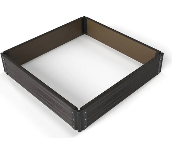 Готовый комплект грядки Еврогрядка из дпк 1000x1000x225 мм GEG4-225