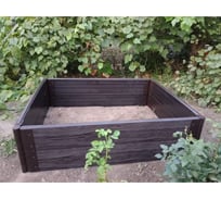 Комплект из 4-х досок для грядок и клумб Еврогрядка rumex дпк 1500x225x30 мм, цвет графит EGD15-225-Rumex-Graphite