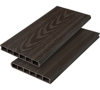 Готовый комплект грядки Еврогрядка rumex люкс 1000x1000x225 мм, цвет венге GEG4-Rumex-Venge