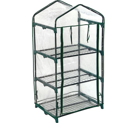 Домашний парник INBLOOM 3 яруса 69x49x125 см, ПВХ, пластик 178-026 1