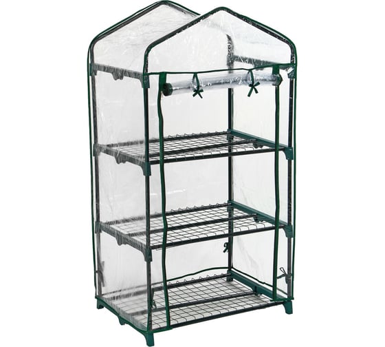 Домашний парник INBLOOM 3 яруса 69x49x125 см, ПВХ, пластик 178-026