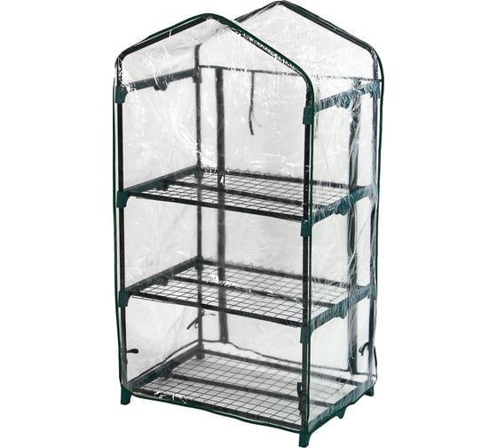 Домашний парник INBLOOM 3 яруса 69x49x125 см, ПВХ, пластик 178-026