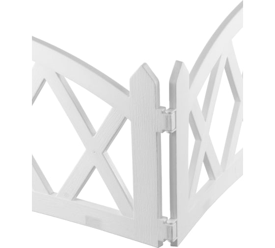 Садовый пластиковый заборчик BIRD HOUSE 5 секций G0650