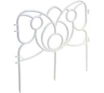 Декоративный забор Комплект-Агро Бабочка 19х295 белый KA1179W