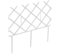 Декоративный забор Комплект-Агро Палисад 19х285 см, белый KA1193W