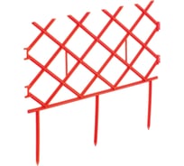 Декоративный забор Комплект-Агро Палисад 19х285см, красный KA1193R