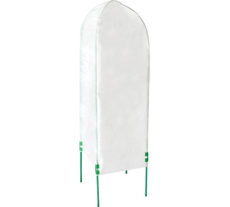 Колпак для зимнего укрытия на металлических дугах в ПВХ Комплект-Агро H-115 см, D-27 см KA5443