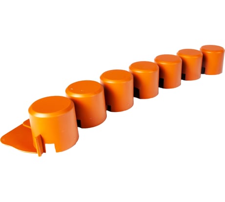 Бордюр для сада 4,05м, 8штук терракотовый Prosperplast Palisada IPAL7-R624