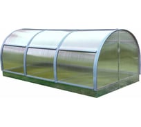 Парник ТМК Удача 1.5 м х 3 м х высота 1.18 м, с оцинкованной грядкой, поликарбонат 3,7 мм 348-334