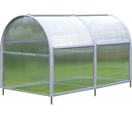 Парник ТМК Удача 1 м х 2 м х высота 1.3 м, без грядки, поликарбонат 3,7 мм 348-396