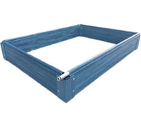 Грядка с автополивом ГеоПластБорд ПВХ, 2x1 м, высота 12,5 см, цвет серый мрамор  PVH21125a