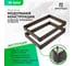 Комплект из 4-х досок ДПК для грядок и клумб Еврогрядка 1500x155x30 мм EGD15-150 3