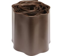 Бордюрная лента для газона FLO 9 м/15 см коричневый 88704