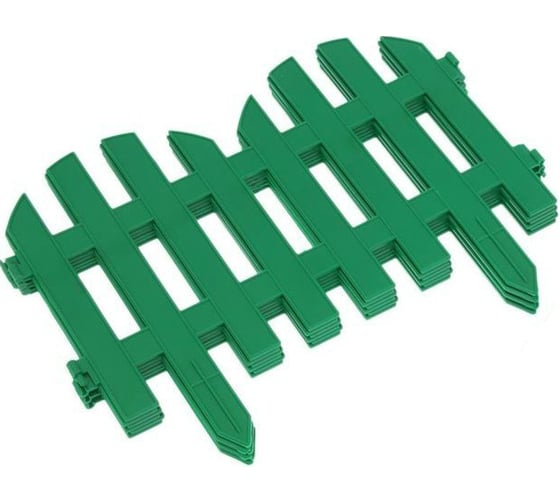 Забор декоративный PALISAD Романтика, зеленый, 28x300 см 65022