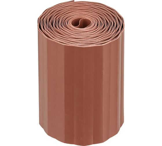 Садовый бордюр PALISAD 15x900 см, коричневый PALISAD 64484
