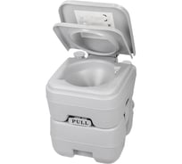 Портативный биотуалет ISMA пластмассовый, 20л, высота посадочного места 420мм, смыв-помпа ISMA-PT20-2(52432)