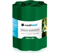 Огородно-газонные бордюры Cellfast темно-зеленый, 20см x 9м 30-023